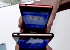 Sony Xperia Z3 (unten) und Sony Xperia M4 Aqua im direkten Vergleich