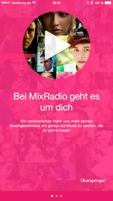 Mix Radio auf dem iPhone 6 Plus