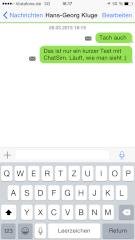 Chatten mit ChatSIM im UMTS-Netz von Vodafone