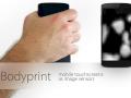 Bodyprint: Das Ohr oder die Faust entsperrt das Smartphone.