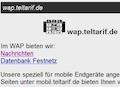 WAP-Seite von teltarif.de im Opera-Browser