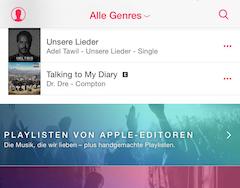 Bugfix-Update fr Apple Music