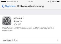 iOS 8.4.1 seit Donnerstagabend verfgbar
