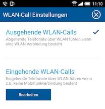 Konfigurationsmen fr WLAN-Calls