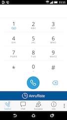 Telefonmen der neuen o2-App