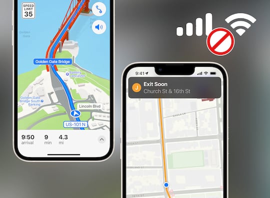 Apple Maps lsst sich offline nutzen