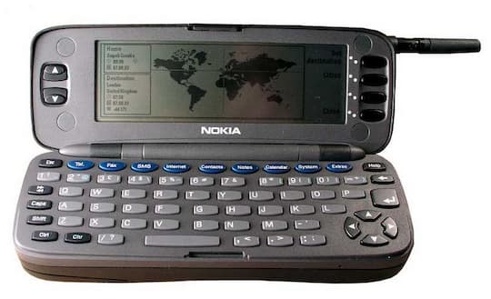Der Nokia Communicator 9000 aus dem Jahr 1996