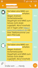 Info-SMS gibt ber MMS-Dateianhang Auskunft
