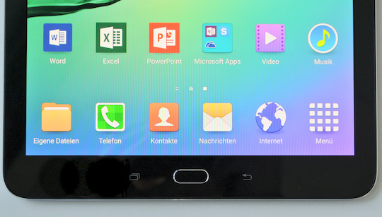Galaxy Tab S2: Bereits installierte Microsoft-Apps