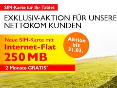 Tablet-Flat-Aktion bei NettoKom