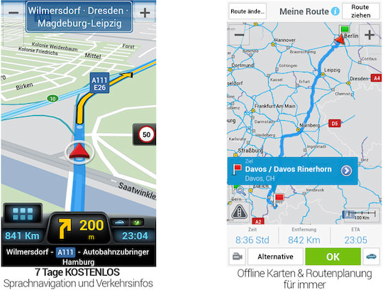 Die Navi-App CoPilot GPS nutzen