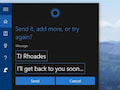 SMS-Versand mit Cortana am PC