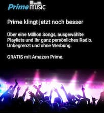Amazon Prime Music gestartet: Gratis Musik-Streaming fr Prime-Kunden