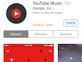 YouTube Music im amerikanischen AppStore von Apple