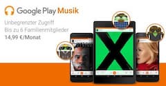 Google Play Musik startet Familien-Abos