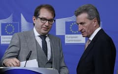 Alexander Dobrindt (links) und Gnther Oettinger