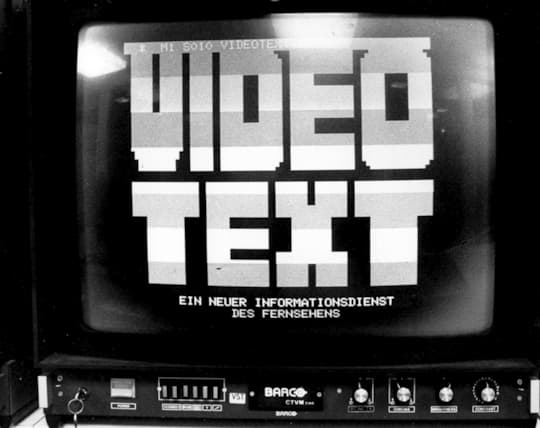 Vorfhrung des Videotext-Systems auf der IFA 1979