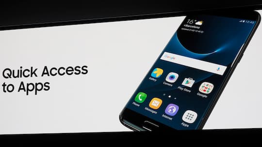 Die neue Oberflche des Samsung Galaxy S7 