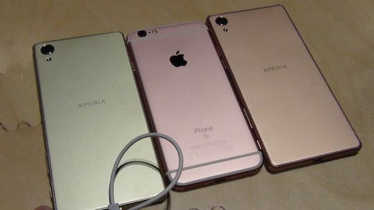 Xperia X und iPhone im Vergleich