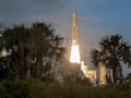 Eine Ariane-5-Rakete startet vom RaumfahrtZentrum Kourou