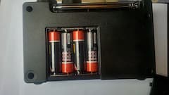 Batteriefach des Radios