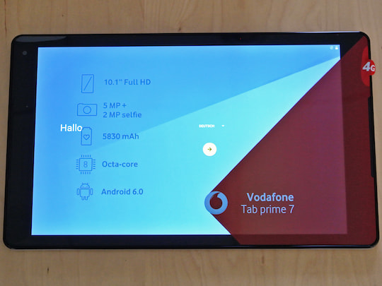 Das Vodafone Tab Prime 7