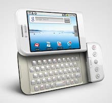 Das T-Mobile G1 war das erste Android-Smartphone