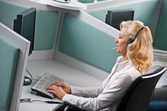 Kundenservice in einem Arvato-Callcenter