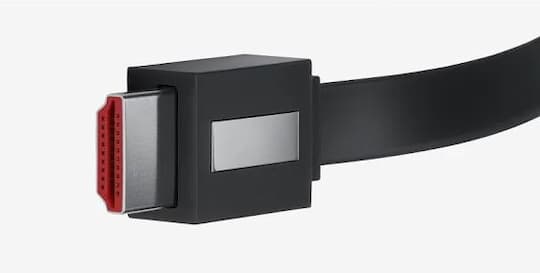 Das am eigentlichen Chromecast Ultra angebrachte HDMI-Kabel