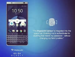 Das Blackberry Mercury soll im Februar 2017 auf den Markt kommen
