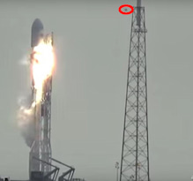 Explosion der Falcon 9