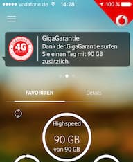 90-GB-Aktion bei Vodafone