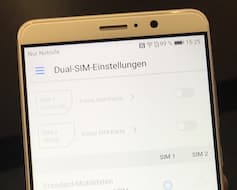 Dual-SIM-Men des Huawei Mate 9