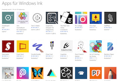Fr die Windows-Ink-Plattform gibt es zahlreiche Apps