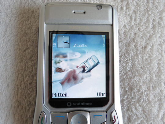 Homescreen des Nokia 6630