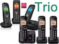 Schnurlos-Telefone mit drei Mobilteilen