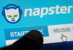 Die Startseite der Musiktauschbrse Napster