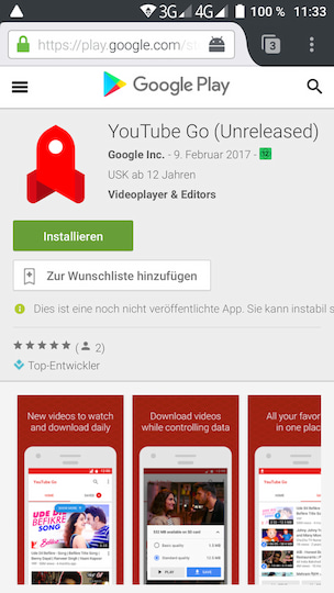 App lsst sich fr deutsche Nutzer nicht aus Play Store beziehen