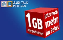 Aldi Talk verbessert Paket 300