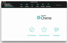 Interface der Chime-App