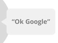 Das Symbol des Google-Sprachassistenten.