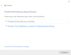 Schneller Zugriff auf die Problembehebung von Windows 10