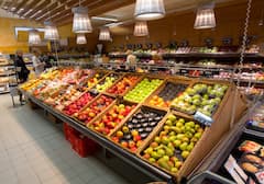 Auswahl bei Obst und Gemse - in dieser Form nur im Supermarkt