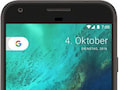 Das Google-Smartphone Pixel in Schwarz.