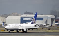 Eine Maschine der US-Fluglinie United Airlines