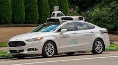 Selbstfahrender Roboterwagen von Uber