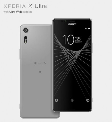 Sony Xperia X Ultra in Grau