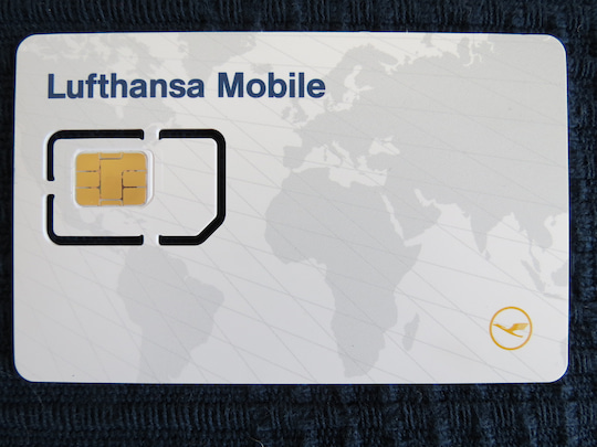 Die SIM von Lufthansa Mobile