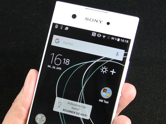 5-Zoll-Display des Sony Xperia XA1 im Test