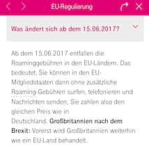 Telekom informiert ber Roaming-Regelung nach dem Brexit